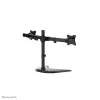Neomounts NM-D335DBLACK Monitora statīvs 10-27 collas, Skava/Brīvstāvošs/Caurums, 8 kg, 25,4 cm (10 collas), 68,6 cm (27 collas), 100 x 100 mm, Melns