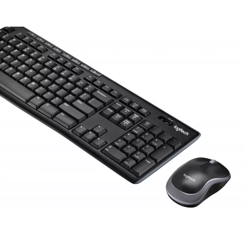 LOGITECH Bezvadu galddators Mk270 - Qwerty Espanol