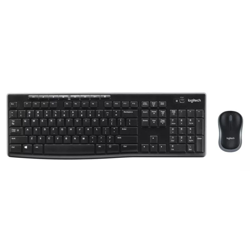 LOGITECH Bezvadu galddators Mk270 - Qwerty Espanol