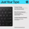 Kompakta Bluetooth tastatūra HP 355 — bezvadu mehāniskie taustiņi, melna, 0,34 kg
