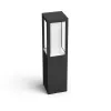 Philips Hue balta and colour ambience IMPRESS OUTDOOR PEDESTAL LIGHT