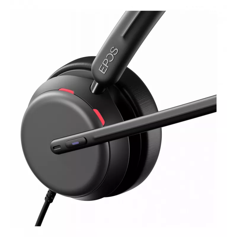 Lenovo 4Z21P85373 austiņas/headset Vadu galvas saite Birojs/Zvanu centrs USB Type-C / USB Type-A Melns