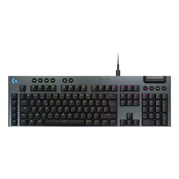LOGITECH G915 X USB-A vadu zema profila spēļu tastatūra taustāma melna Azerty Fr