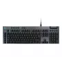 LOGITECH G915 X USB-A vadu zema profila spēļu tastatūra taustāma melna Azerty Fr