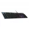 LOGITECH G915 X USB-A vadu zema profila spēļu tastatūra taustāma melna Azerty Fr