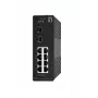 LevelOne Hilbert 10 portu industriālais Gigabit Smart Lite slēdzis, 8x RJ45, 2x SFP