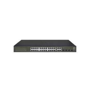 Pārvaldāms slēdzis LevelOne Hilbert 28 portu Gigabit Smart Lite