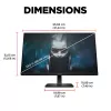 OMEN by HP 23,8 collu FHD 165Hz spēļu monitors - OMEN 24, 60,5 cm (23,8 collas), 1920 x 1080 pikseļi, Full HD, LCD, 1 ms, Melns