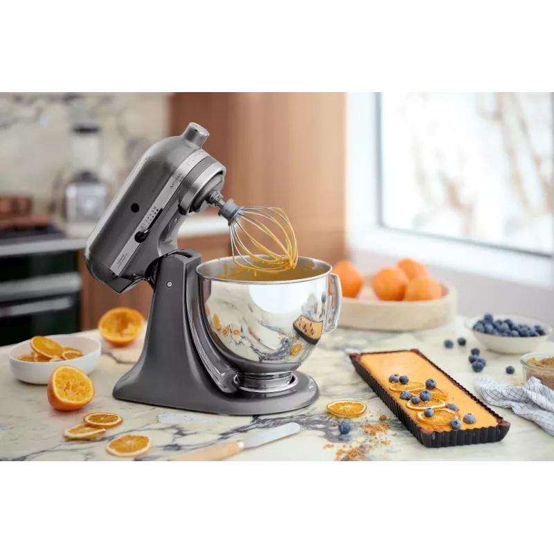 Virtuves kombains KITCHENAID Artisan 300 W 4,8 L Nerūsējošā tērauda bļoda Sudrabs