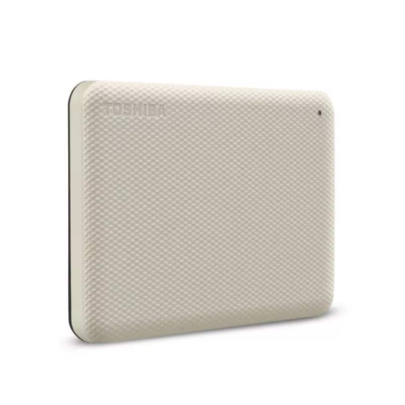 TOSHIBA Ārējais cietais disks - Canvio Advanced - 2 TB - USB 3.2 Gen 1 - 2,5 collu Gaiši bēšs