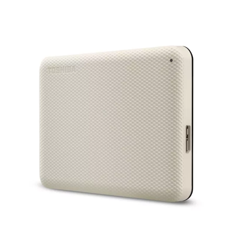 TOSHIBA Ārējais cietais disks - Canvio Advanced - 2 TB - USB 3.2 Gen 1 - 2,5 collu Gaiši bēšs