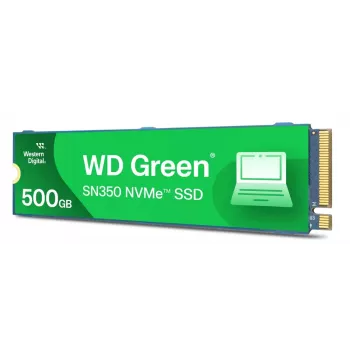 WESTERN DIGITAL SSD - WD zaļa SN350 - 500GB - Pci-e Gen3 x4 - M.2 2280 - TLC