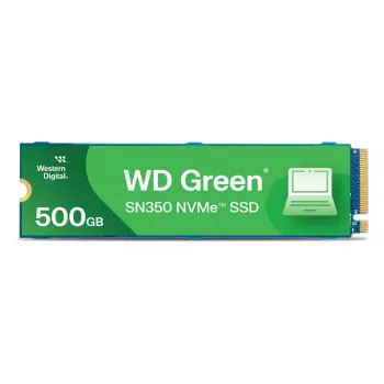 WESTERN DIGITAL SSD - WD zaļa SN350 - 500GB - Pci-e Gen3 x4 - M.2 2280 - TLC