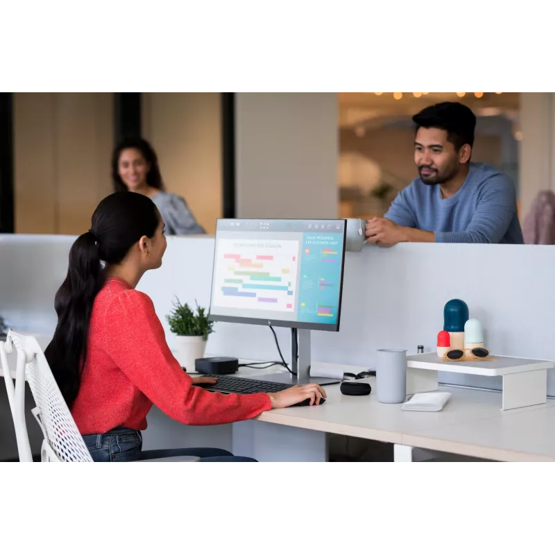 HP E-Series E24 G4 FHD monitors, 60,5 cm (23,8 collas), 1920 x 1080 pikseļi, Full HD, LCD, 5 ms, Melns
