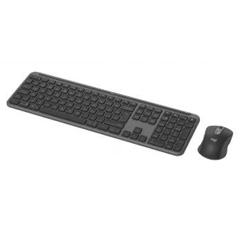 LOGITECH Signature plāns Combo Mk950 - Bezvadu tastatūra/pele - Grafīta - Qwerty US/Int'l