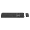 LOGITECH Signature plāns Combo Mk950 - Bezvadu tastatūra/pele - Grafīta - Qwerty US/Int'l