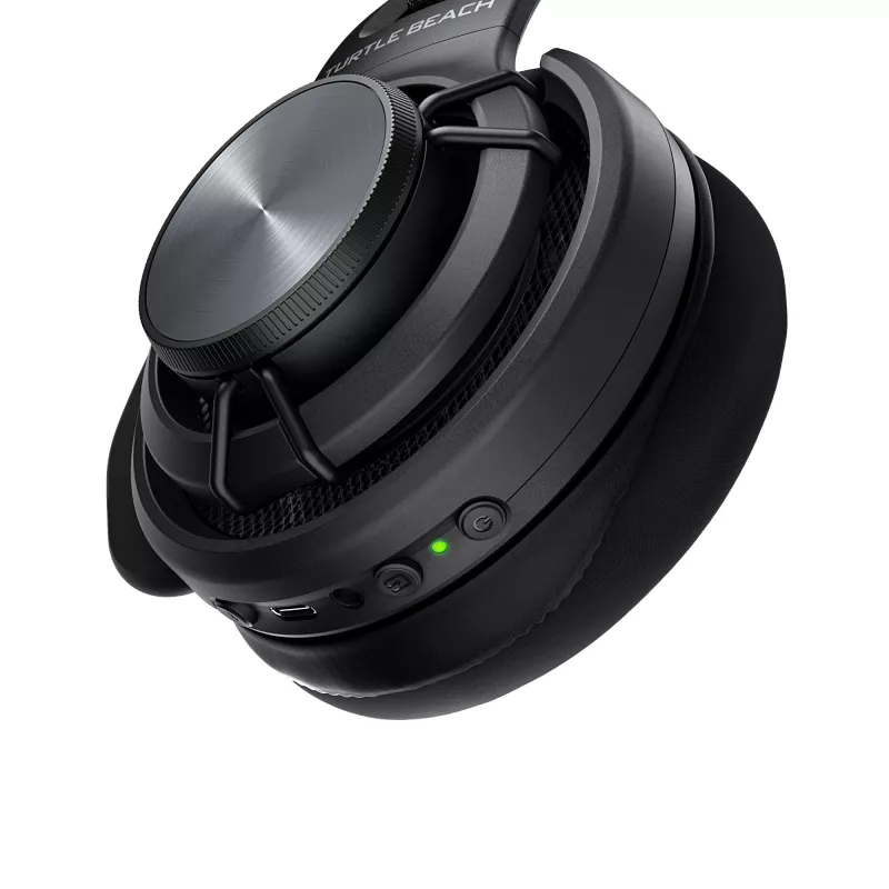 Turtle Beach Atlas Air bezvadu atvērtā tipa austiņas spēlēm ar 24 bitu augstas precizitātes audio, profesionālas klases mikrofonu, peldošajām kausiņām, atmiņas putu polsteriem un Bluetooth, datoram
