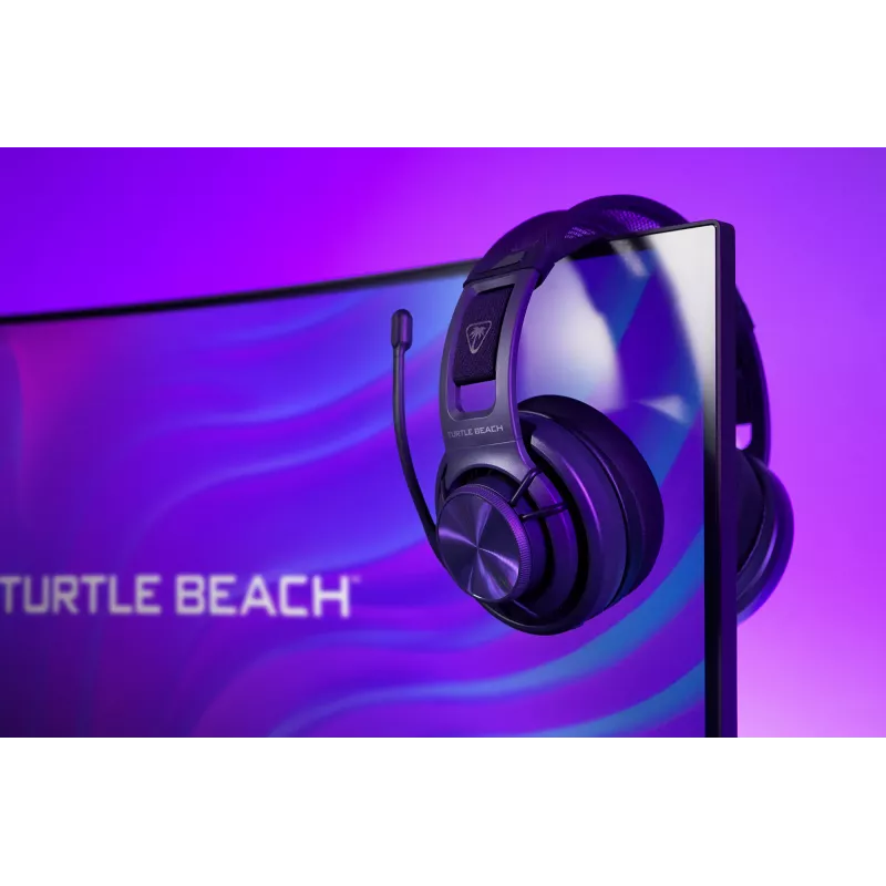 Turtle Beach Atlas Air bezvadu atvērtā tipa austiņas spēlēm ar 24 bitu augstas precizitātes audio, profesionālas klases mikrofonu, peldošajām kausiņām, atmiņas putu polsteriem un Bluetooth, datoram