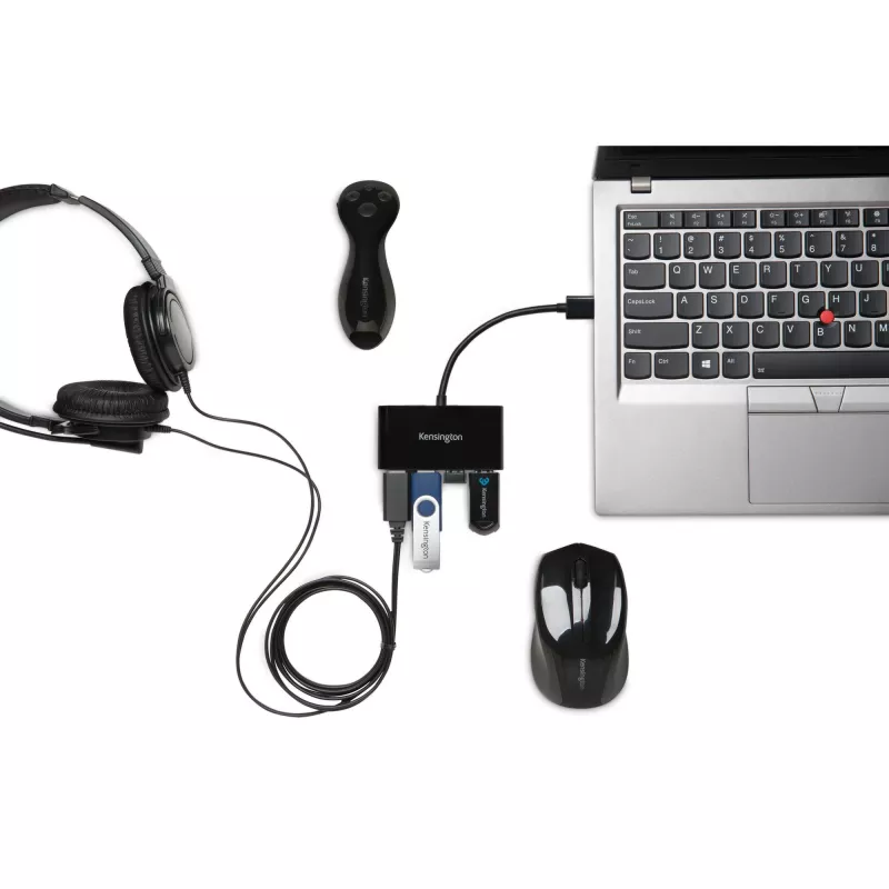 Kensington UH4000 USB 3.0 4 portu centrmezgls