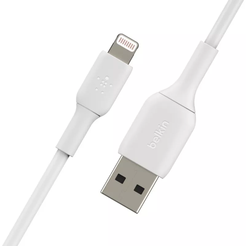 BELKIN Lightning uz USB-A kabelis 1m balts
