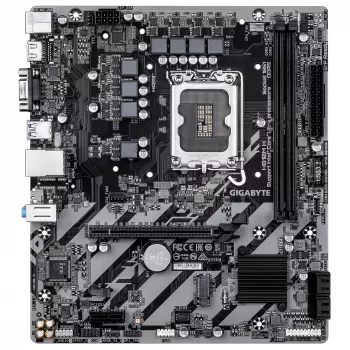 Mātesplate GIGABYTE H810M H Micro ATX, Intel H810 mikroshēmojums, LGA 1851, DDR5, 2x DIMM līdz 128 GB, PCIe 4.0, HDMI 2.1