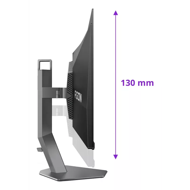 AOC AGON PRO AG276QKD2 datora monitors 67,3 cm (26,5 collas) 2560 x 1440 pikseļi Quad HD QD-OLED Melns, Pelēks