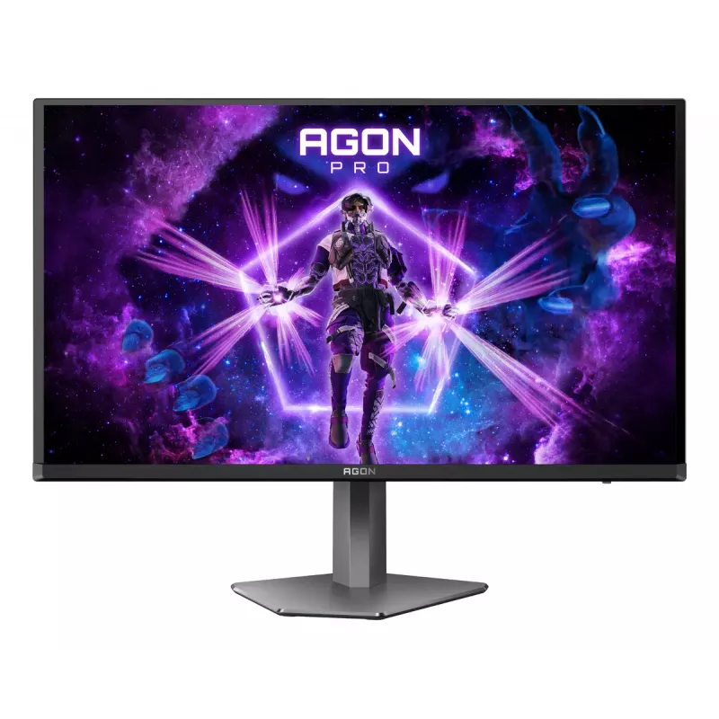 AOC AGON PRO AG276QKD2 datora monitors 67,3 cm (26,5 collas) 2560 x 1440 pikseļi Quad HD QD-OLED Melns, Pelēks