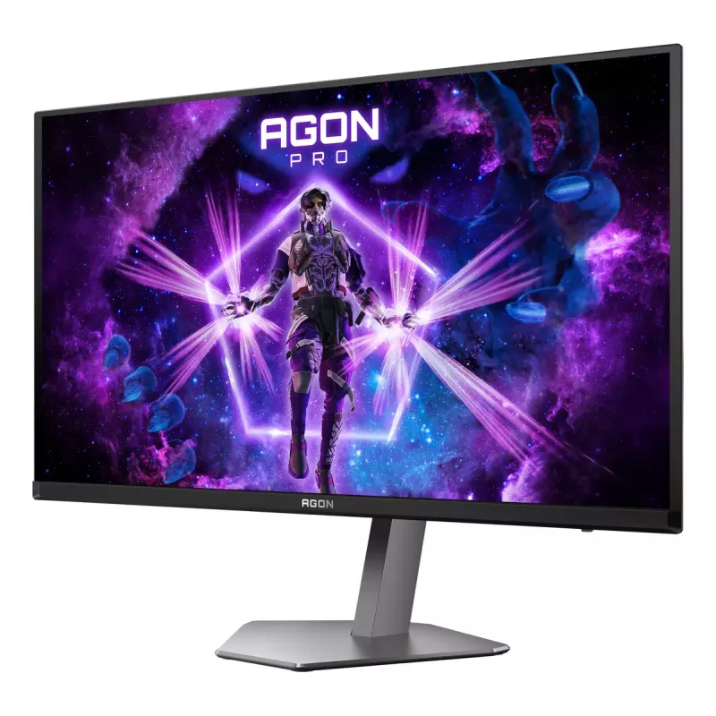 AOC AGON PRO AG276QKD2 datora monitors 67,3 cm (26,5 collas) 2560 x 1440 pikseļi Quad HD QD-OLED Melns, Pelēks