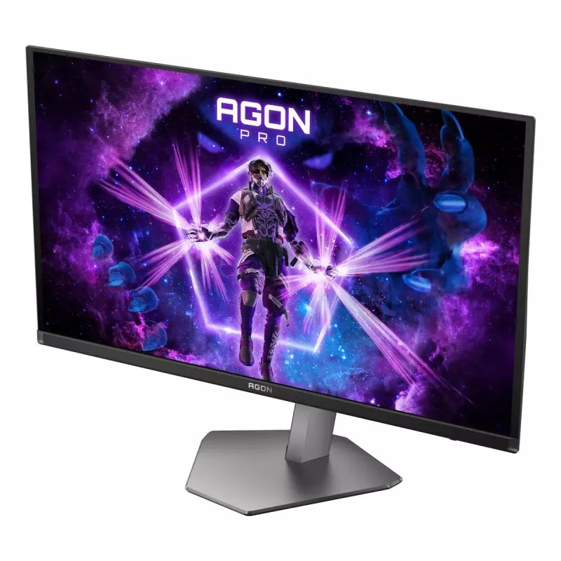 AOC AGON PRO AG276QKD2 datora monitors 67,3 cm (26,5 collas) 2560 x 1440 pikseļi Quad HD QD-OLED Melns, Pelēks