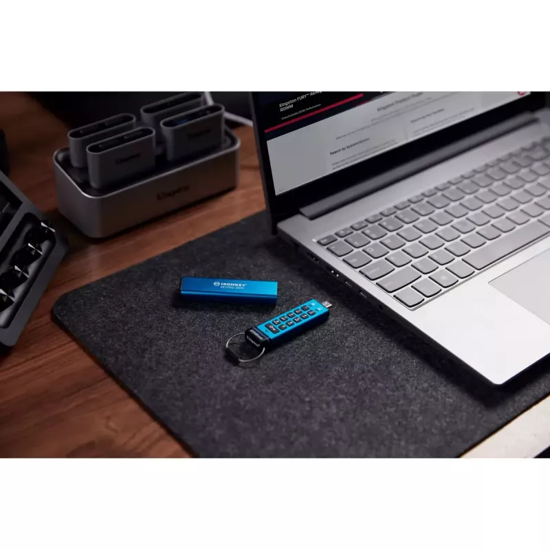 Kingston Technology IronKey 256GB USB-C Keypad 200C, FIPS 140-3 Lvl 3 AES-256