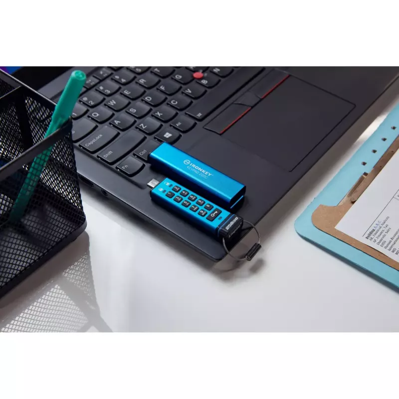 Kingston Technology IronKey 256GB USB-C Keypad 200C, FIPS 140-3 Lvl 3 AES-256