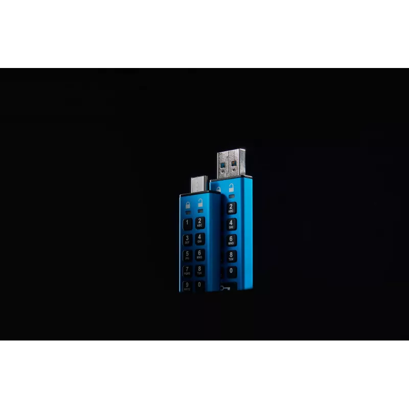 Kingston Technology IronKey 256GB Keypad 200, FIPS 140-3 Lvl 3 AES-256 šifrēts
