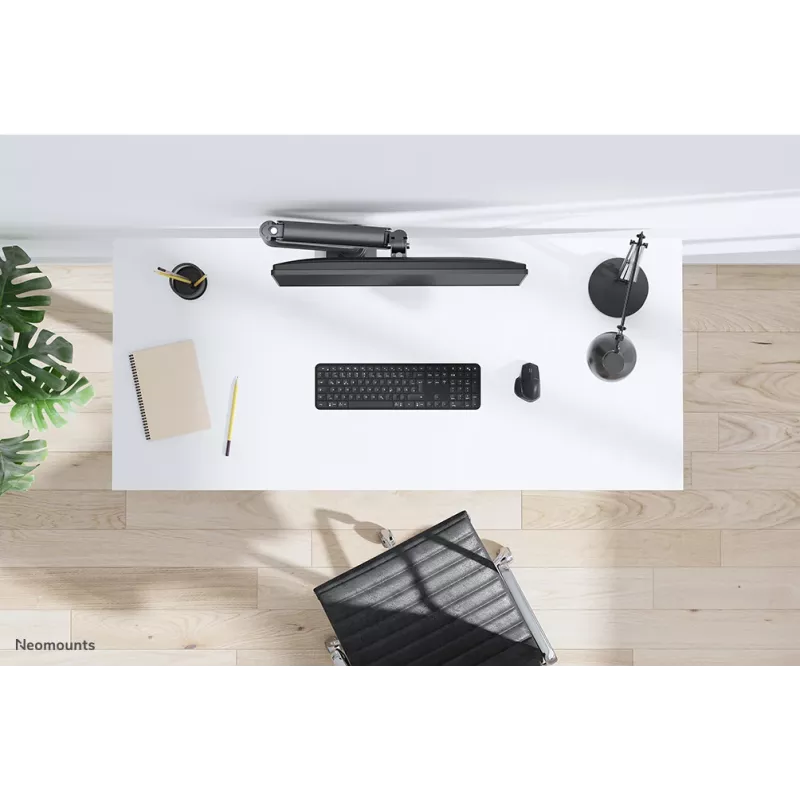 Neomounts DS70-450BL1 Monitora roka 17-42 collas - gāzes atspere - Topfix - 180°-stop