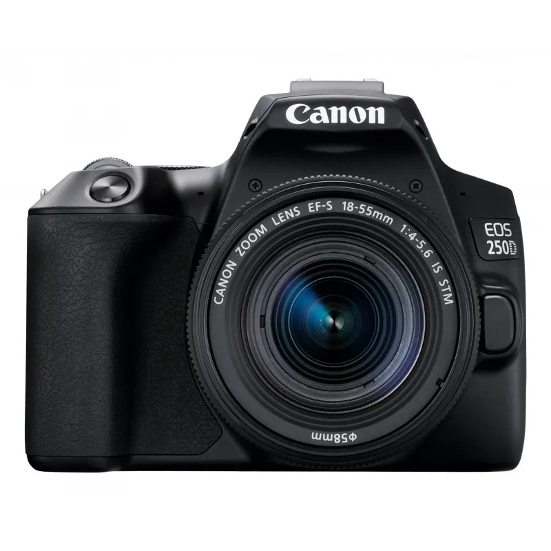 Canon EOS 250D+EF-S 18-55mm spoguļkameras komplekts 24,1 MP CMOS 6000 x 4000 pikseļi melns