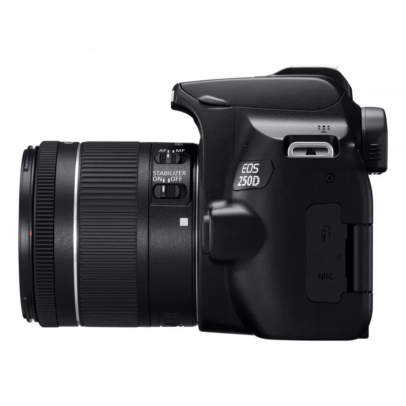 Canon EOS 250D+EF-S 18-55mm spoguļkameras komplekts 24,1 MP CMOS 6000 x 4000 pikseļi melns