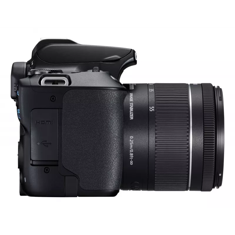 Canon EOS 250D+EF-S 18-55mm spoguļkameras komplekts 24,1 MP CMOS 6000 x 4000 pikseļi melns