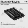 HP 435 Programmējama bezvadu tastatūra, Bluetooth, melna