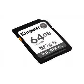 Kingston Technology 64 GB SDXC rūpnieciskā zibatmiņa, UHS-I, pSLC