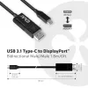 CLUB3D USB Type-C kabelis uz DP 1.4 8K60Hz V/V 1,8m/5,9pēdas