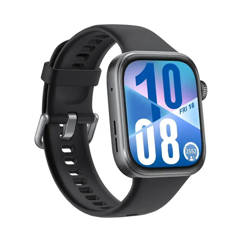 Viedpulkstenis HUAWEI WATCH FIT 4 — 1,82 collu (4,62 cm) displejs, GPS, 400 mAh, alumīnija korpuss 38 mm, melns, polimēra siksniņa