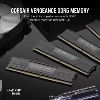 CORSAIR Memory 32GB (2x16gb) DDR5 Dram 7200mt/s CL34 Memory Kit Vengeance - Melns