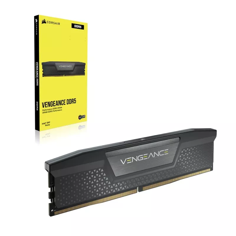 CORSAIR atmiņa 64 GB - DDR5 (2x32 GB) DRAM 6400 MT/s CL32 atmiņas komplekts - melna Vengeance