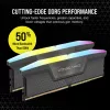CORSAIR atmiņa 64GB (2x32GB) DDR5 DRAM 5200MT/s CL40 AMD EXPO un Intel XMP atmiņas komplekts Vengeance RGB