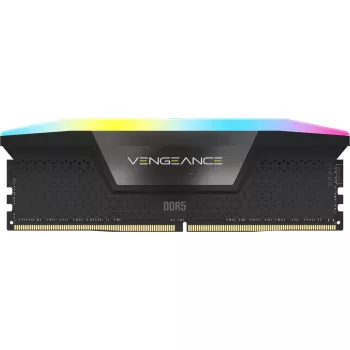 CORSAIR atmiņa 48GB (2x24gb) DDR5 Dram 5200mt/s CL38 atmiņas komplekts Vengeance RGB Melns