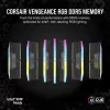 CORSAIR Memory 32GB DDR5 (2x16gb) Dram 6400mt/s CL32 Vengeance RGB atmiņas komplekts - melns