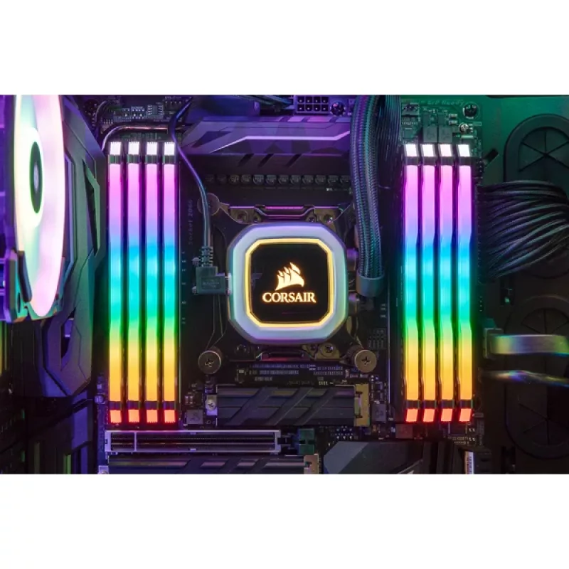 Corsair Vengeance RGB PRO 16 GB (2x8 GB) DDR4-2933 CL16 operatīvās atmiņas komplekts, melns