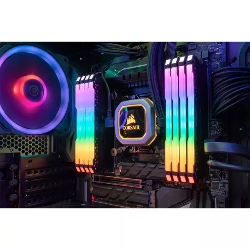 Corsair Vengeance RGB PRO 16 GB (2x8 GB) DDR4-2933 CL16 operatīvās atmiņas komplekts, melns