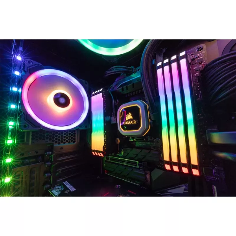 Corsair Vengeance RGB PRO 16 GB (2x8 GB) DDR4-2933 CL16 operatīvās atmiņas komplekts, melns