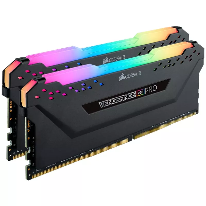 Corsair Vengeance RGB PRO 16 GB (2x8 GB) DDR4-2933 CL16 operatīvās atmiņas komplekts, melns