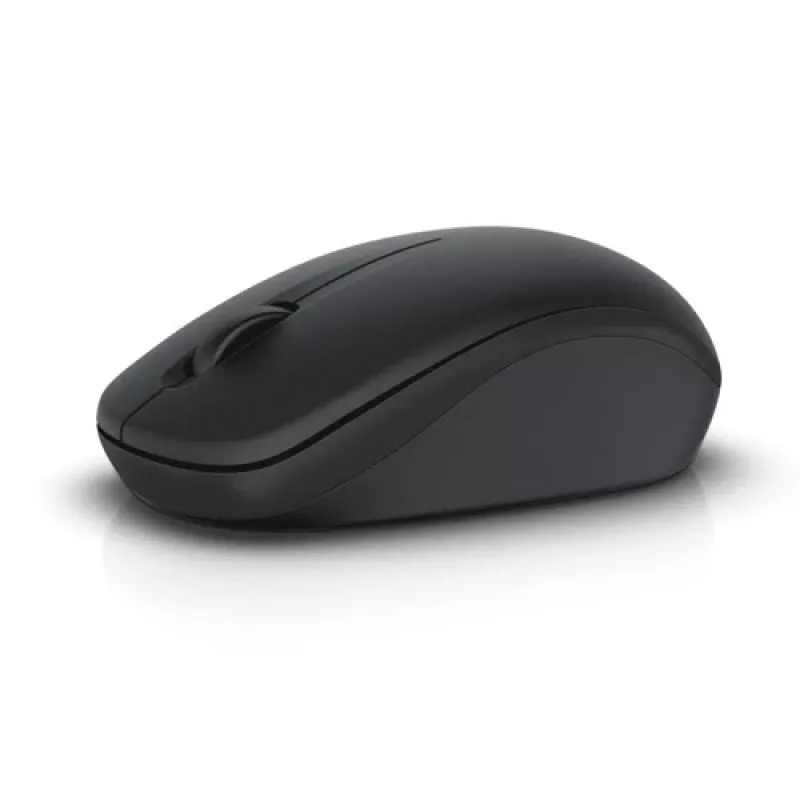 DELL Melns Wireless pele-WM126, universāla, optiska, RF bezvadu, 1000 DPI, melna